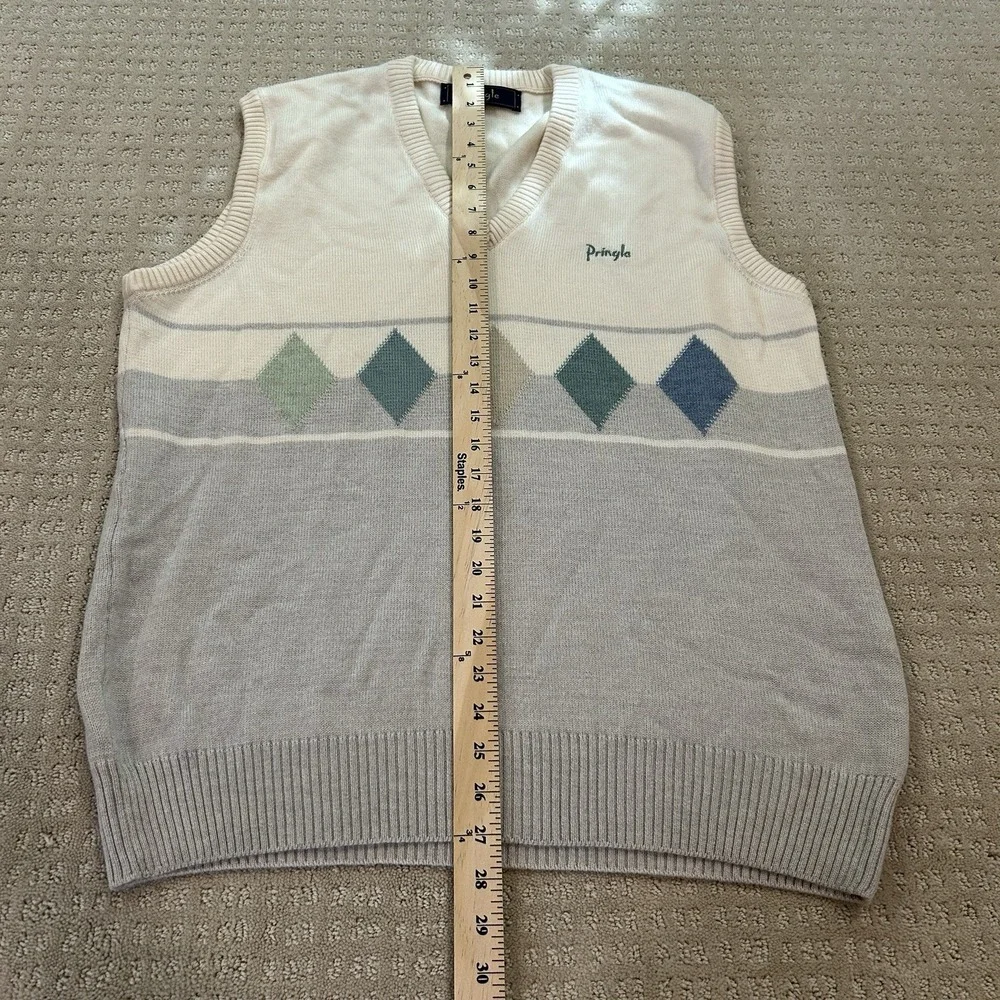 Pringle From Scotland Vest Sweater Mens XL Knit Pullover